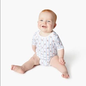 Hill House Floral Stripe + Peter Pan Onesies